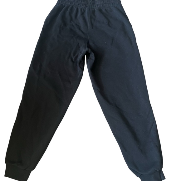 Children’s Large Black Elastic Waist Cotton Nike Jogger Pants - Picture 2 of 8